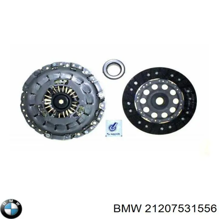 21207531556 BMW kit de embrague (3 partes)