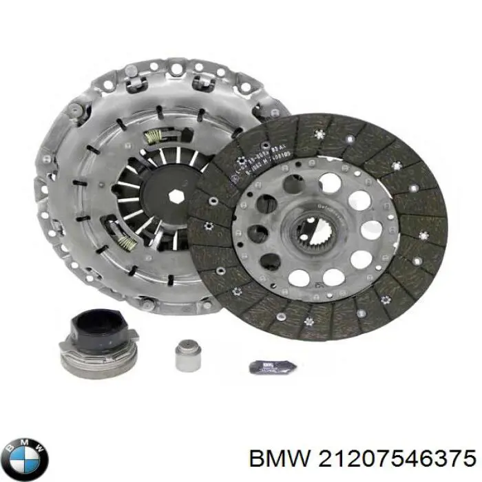 21207546375 BMW kit de embrague (3 partes)