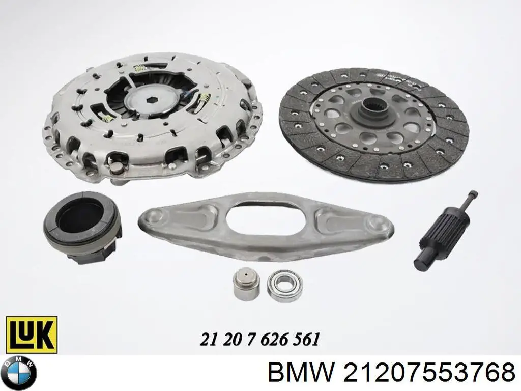 21207553768 BMW kit de embrague (3 partes)