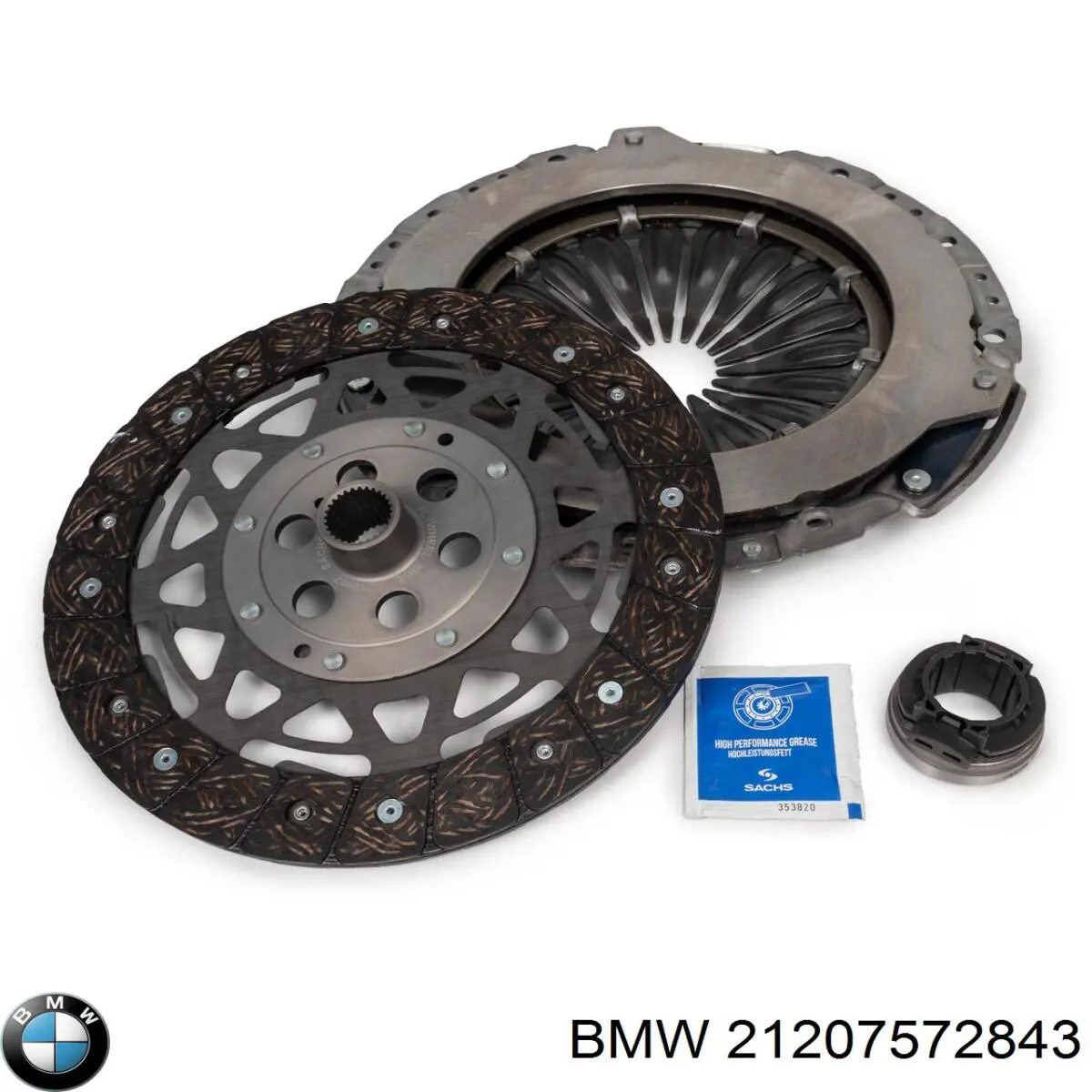 21207572843 BMW kit de embrague (3 partes)