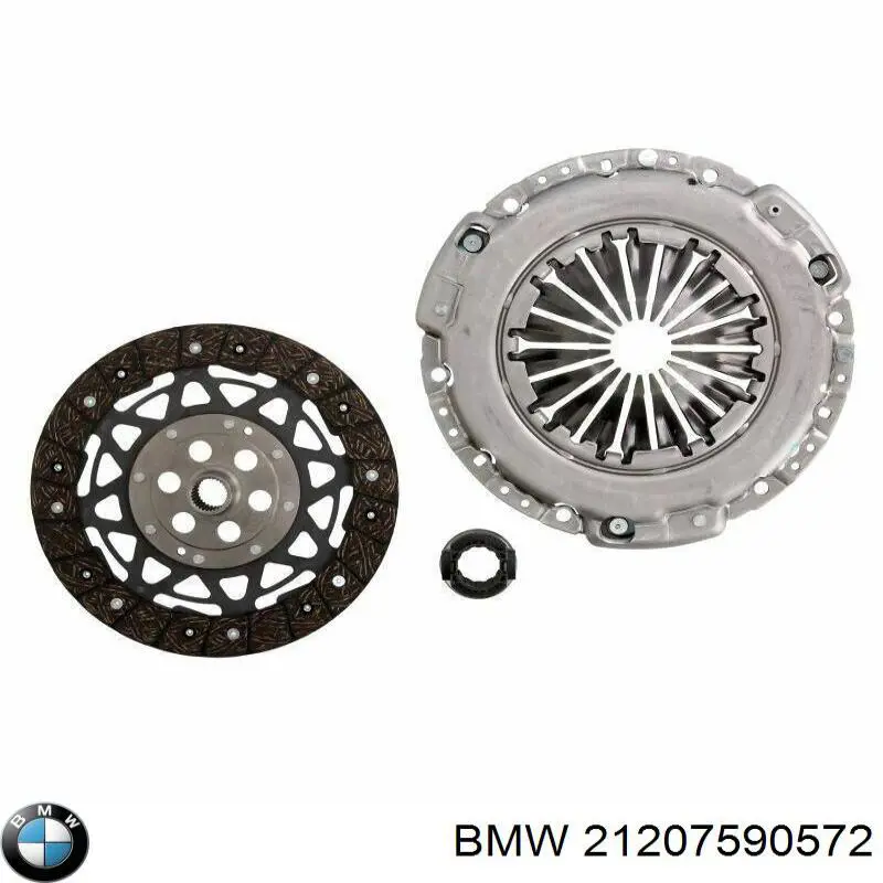 21207590572 BMW kit de embrague (3 partes)