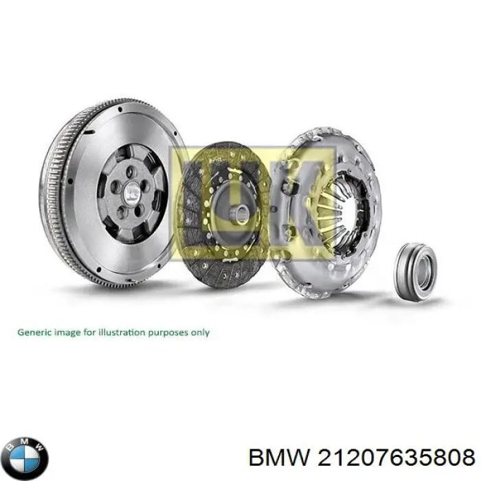 21207635808 BMW kit de embrague (3 partes)