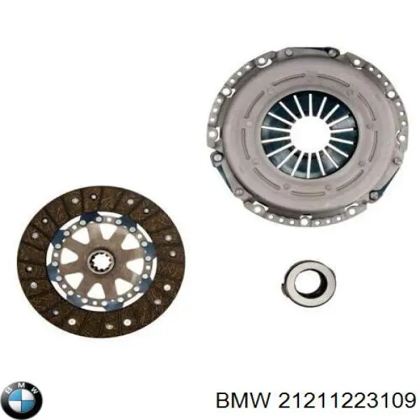 21211223109 BMW kit de embrague (3 partes)