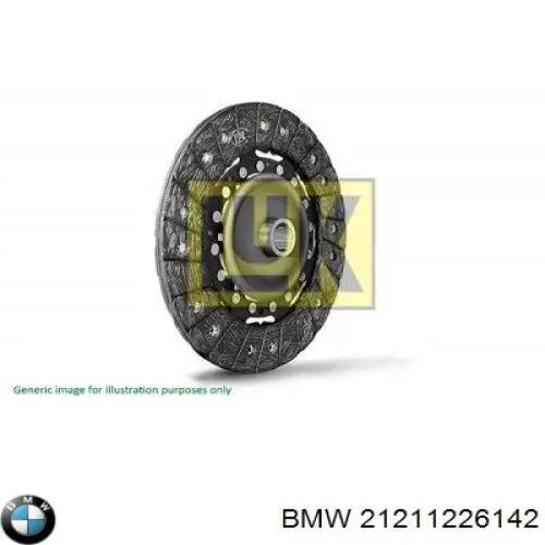 21 21 1 226 142 BMW disco de embrague