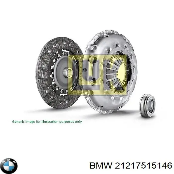 21217515146 BMW kit de embrague (3 partes)