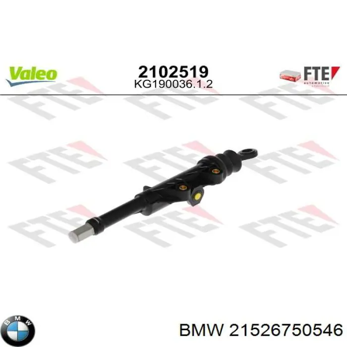 21526750546 BMW cilindro maestro de embrague