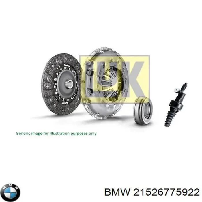 21526775922 BMW cilindro receptor, embrague