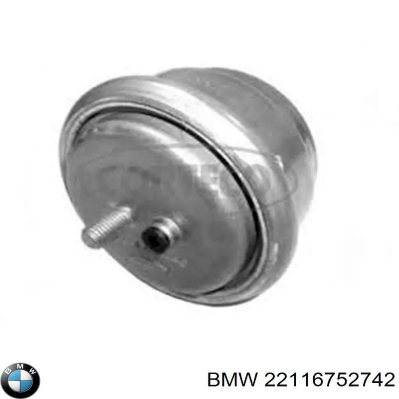 22116752742 BMW soporte de motor derecho