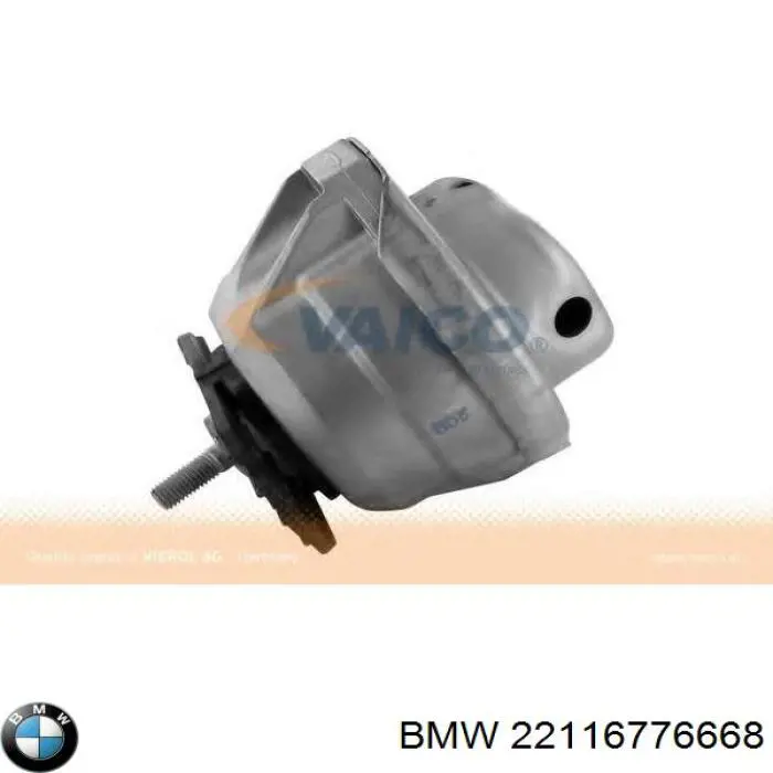 22116777196 BMW soporte de motor derecho