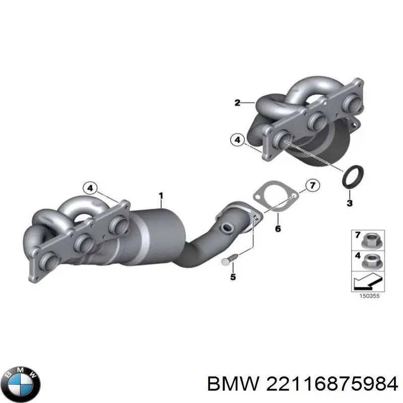 22116875984 BMW 