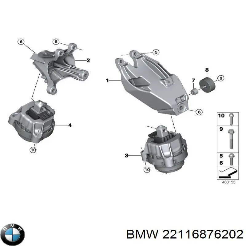 22116876202 BMW 