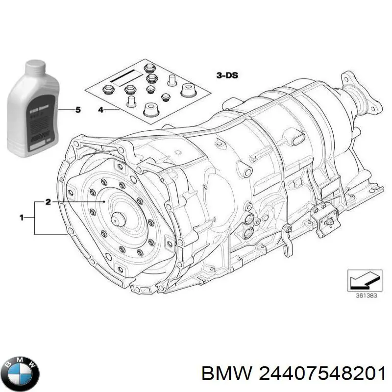 24407559124 BMW convertidor de caja automática