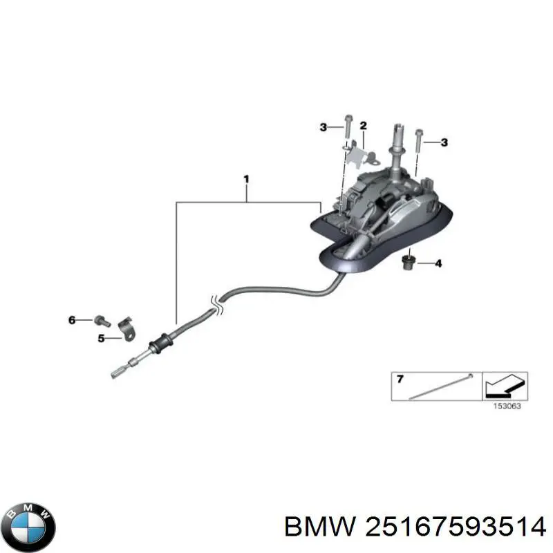  Palanca selectora Cambio De Marcha para BMW X1 E84