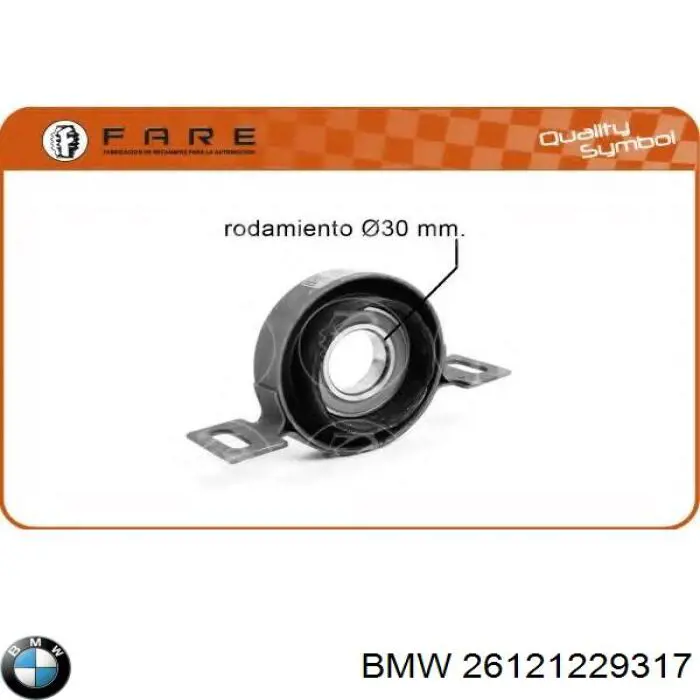 26121229317 BMW suspensión, árbol de transmisión