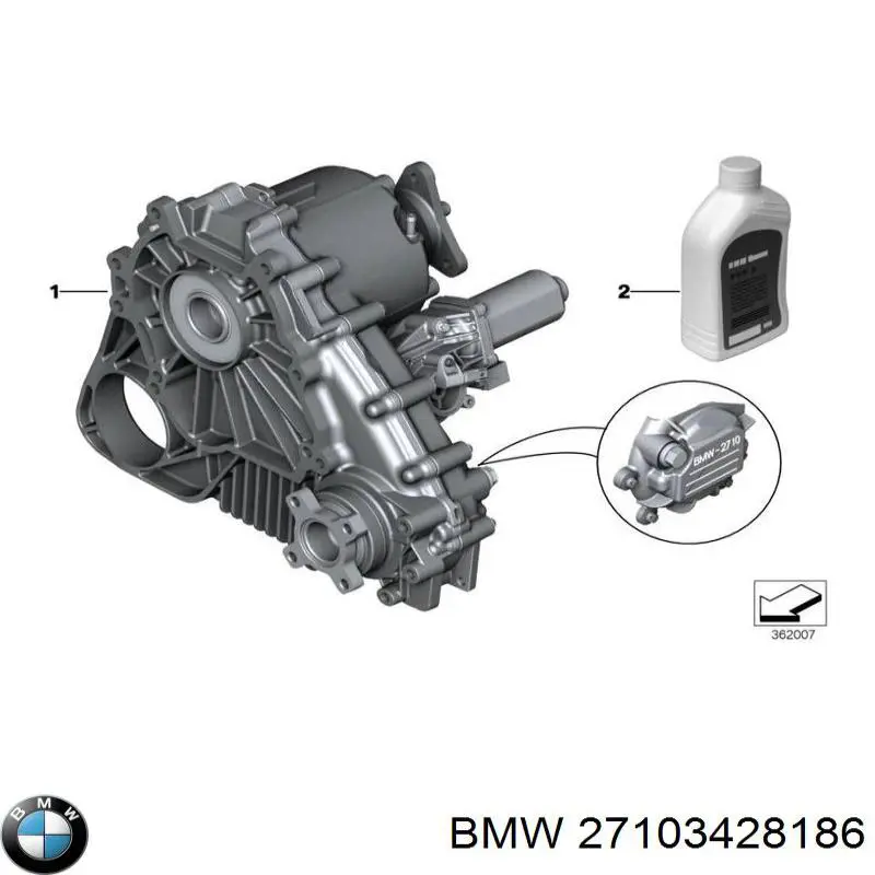 27103428186 BMW caja de transferencia