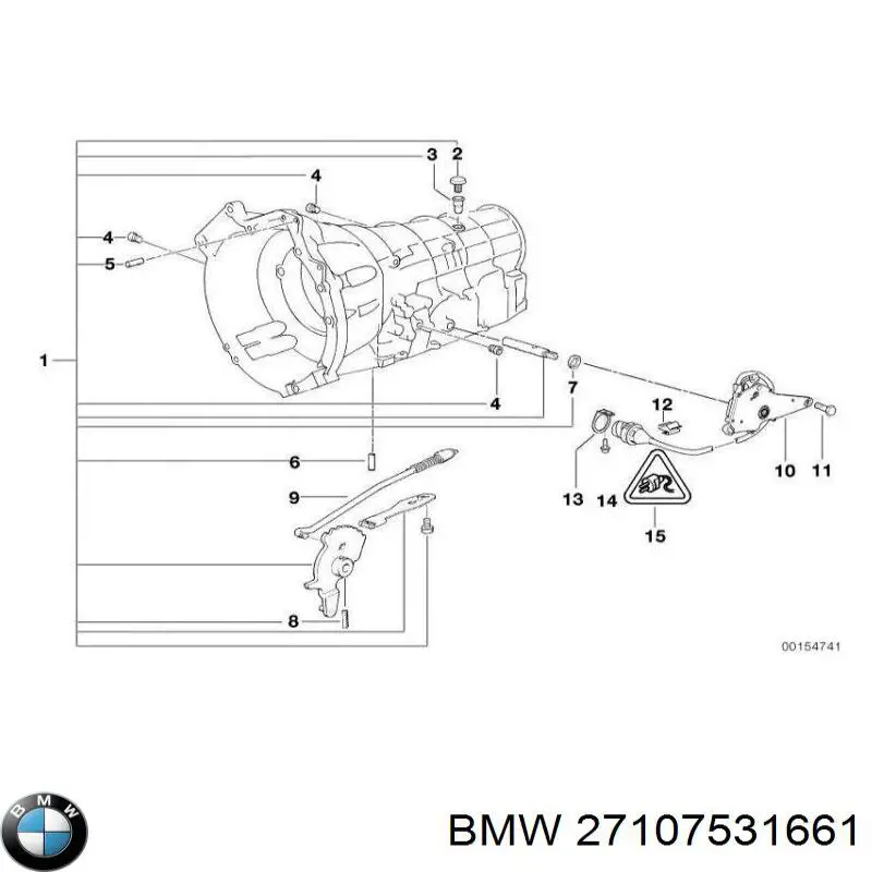  Sello de aceite de transmision, eje central para BMW 3 E46