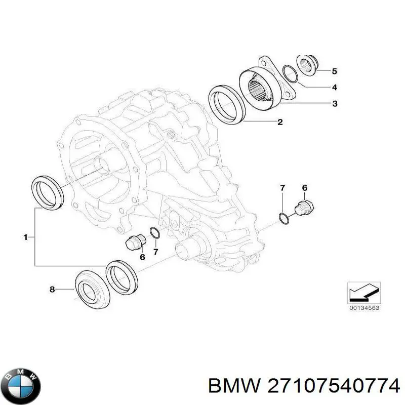 27107540774 BMW 