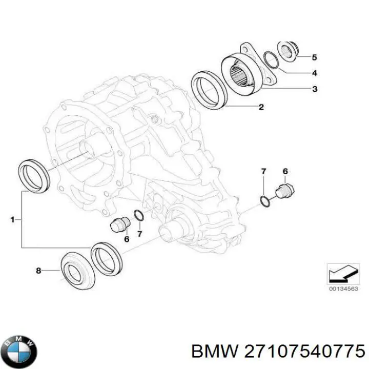 27107540775 BMW 