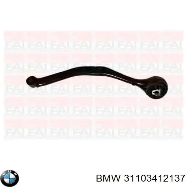 31103412137 BMW barra oscilante, suspensión de ruedas delantera, inferior izquierda