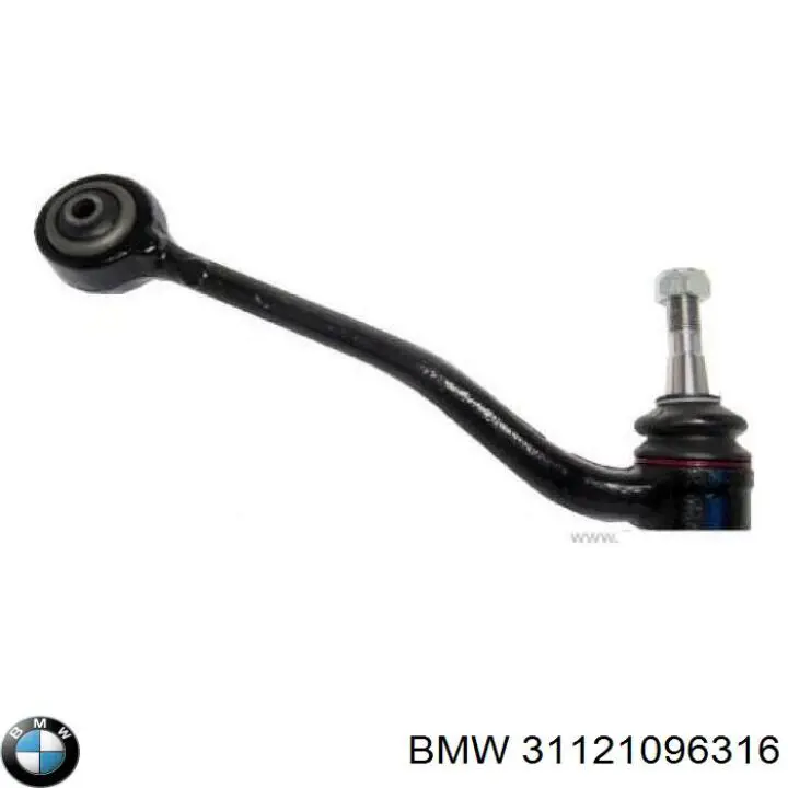 31121096316 BMW barra oscilante, suspensión de ruedas delantera, inferior derecha