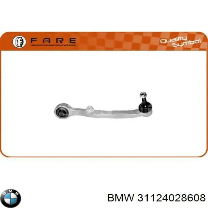 31124028608 BMW barra oscilante, suspensión de ruedas delantera, inferior derecha