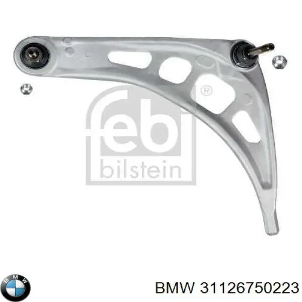 31126750223 BMW barra oscilante, suspensión de ruedas delantera, inferior izquierda