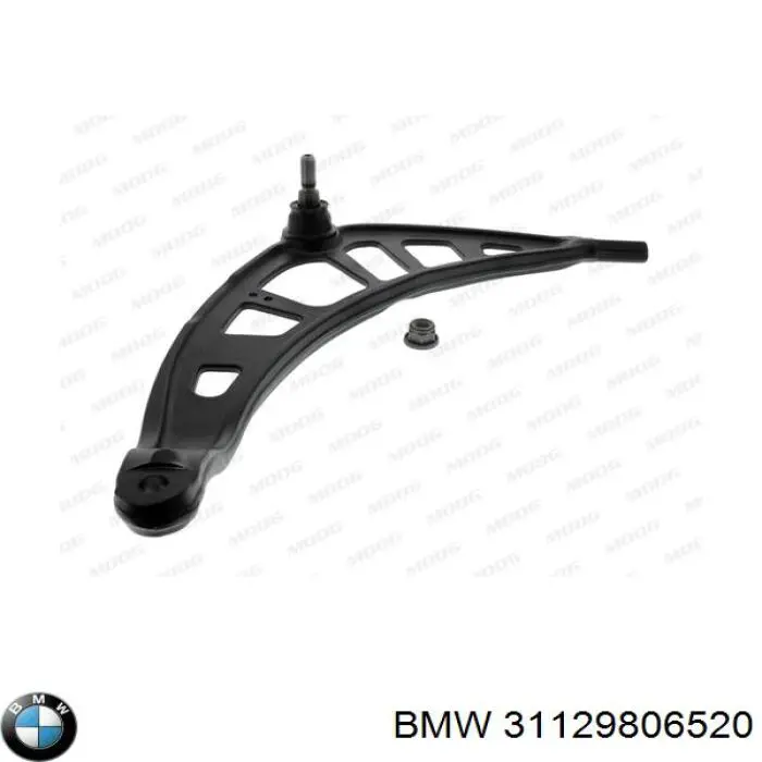 31129806520 BMW barra oscilante, suspensión de ruedas delantera, inferior derecha