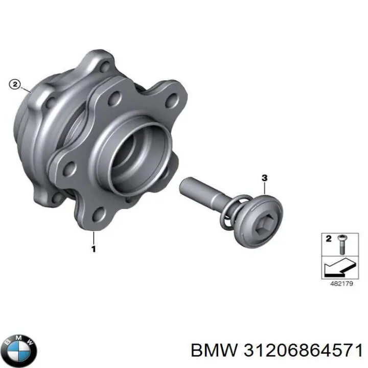  Cubo de rueda delantero para BMW X5 G05, F95