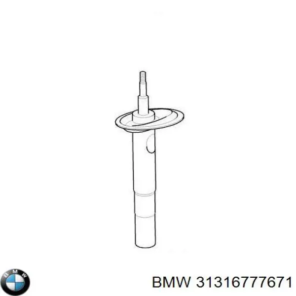 31316777671 BMW amortiguador delantero izquierdo