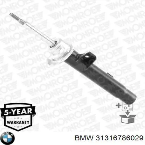 31316786029 BMW amortiguador delantero izquierdo