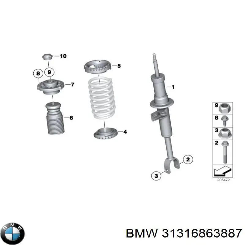 31316863887 BMW 