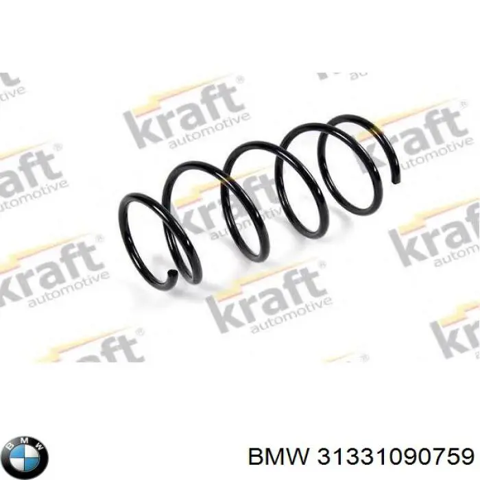 31331090759 BMW muelle de suspensión eje delantero