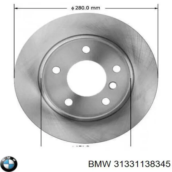 31331138345 BMW muelle de suspensión eje delantero