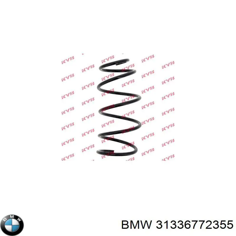 31336772355 BMW muelle de suspensión eje delantero