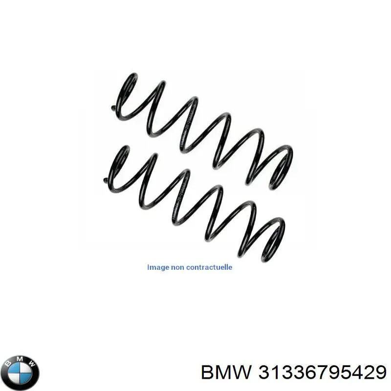 31336795429 BMW muelle de suspensión eje delantero