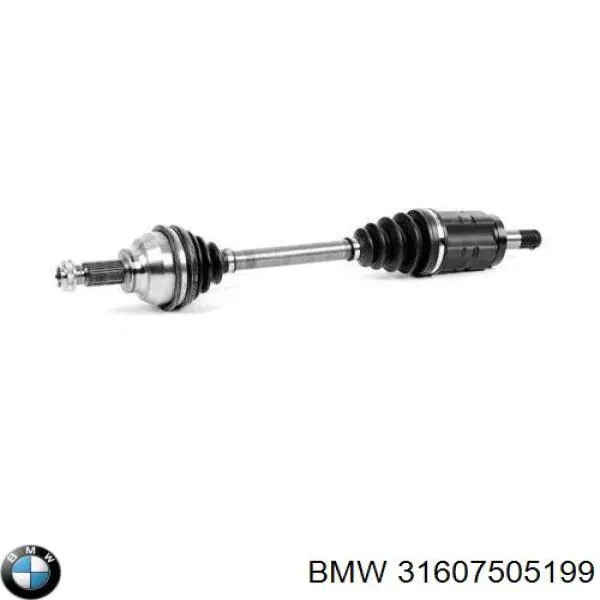 31607505199 BMW árbol de transmisión delantero izquierdo