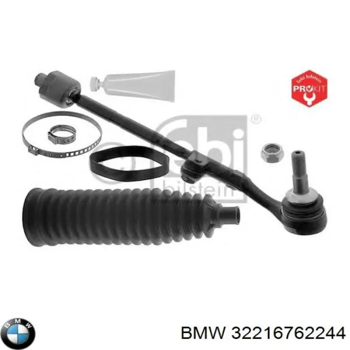 32216762244 BMW barra de acoplamiento completa derecha