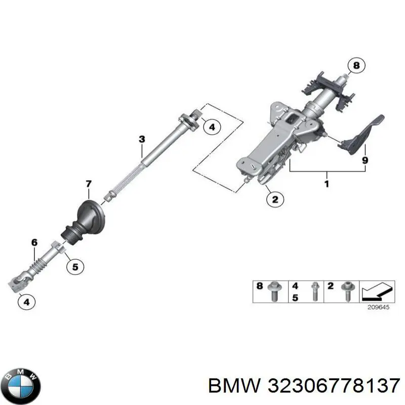 32306778137 BMW caperuza protectora/fuelle, amortiguador trasero