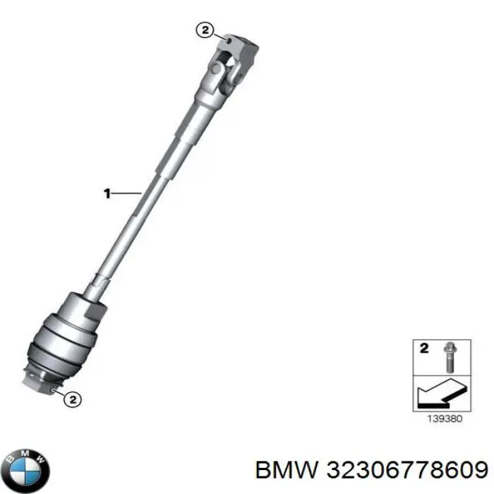 32306758080 BMW tornillo de culata