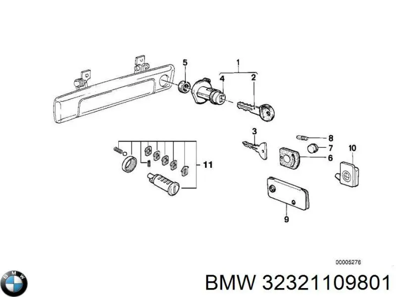 32321109801 BMW 