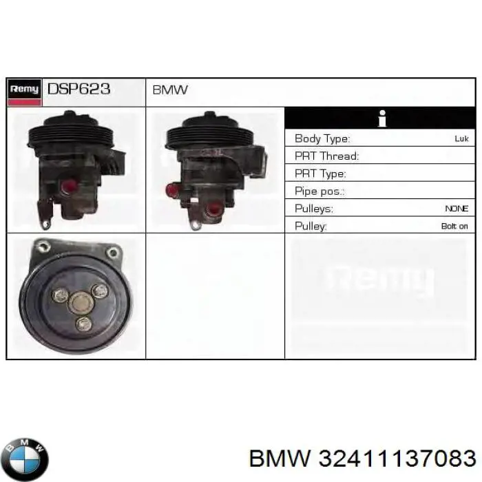 32411137083 BMW bomba hidráulica de dirección