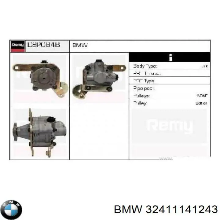 32411141243 BMW bomba hidráulica de dirección