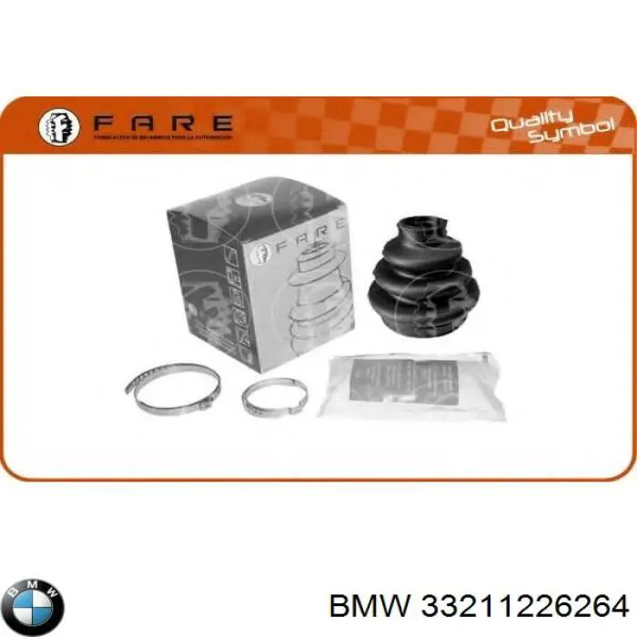 33211226264 BMW fuelle, árbol de transmisión trasero exterior