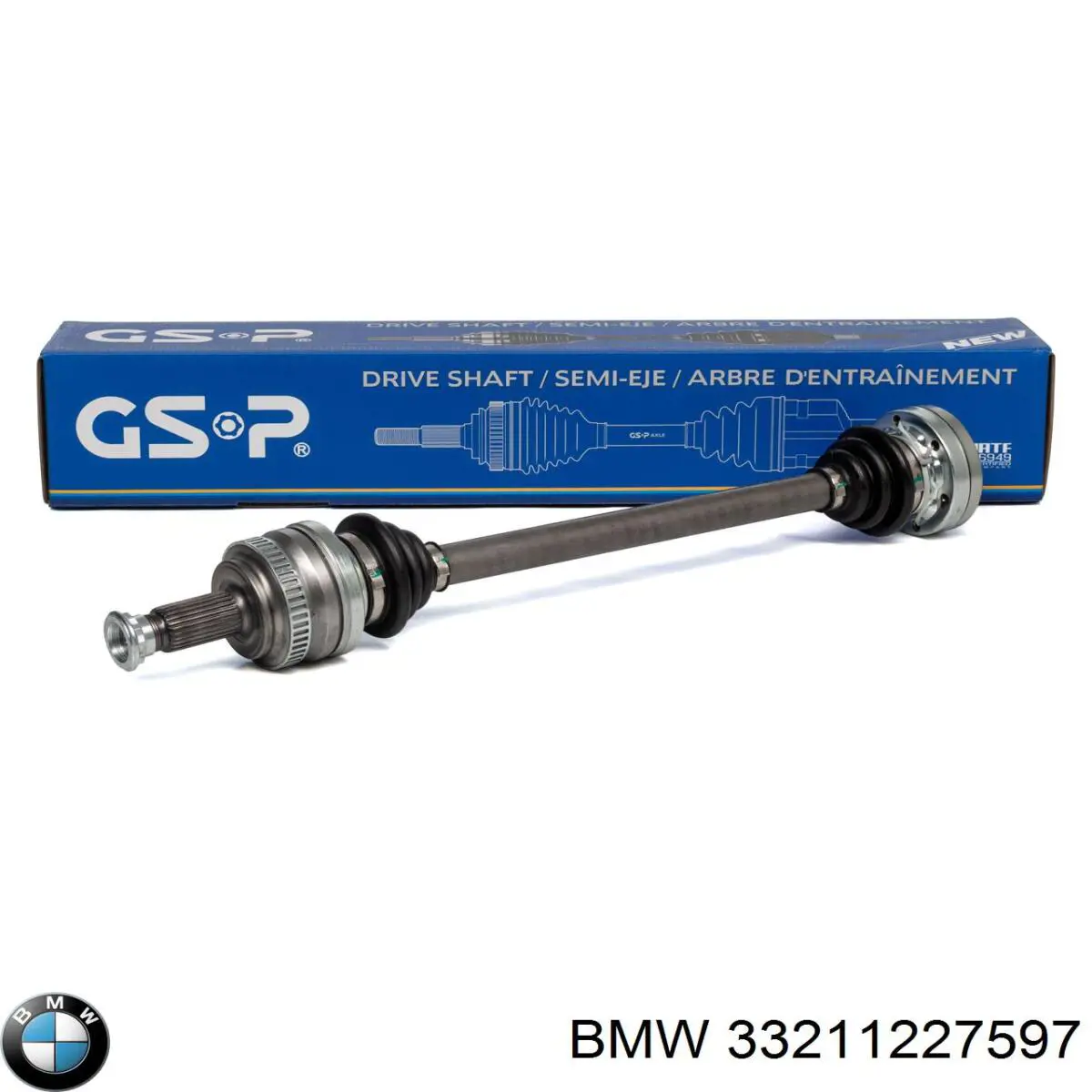 33211227597 BMW árbol de transmisión trasero