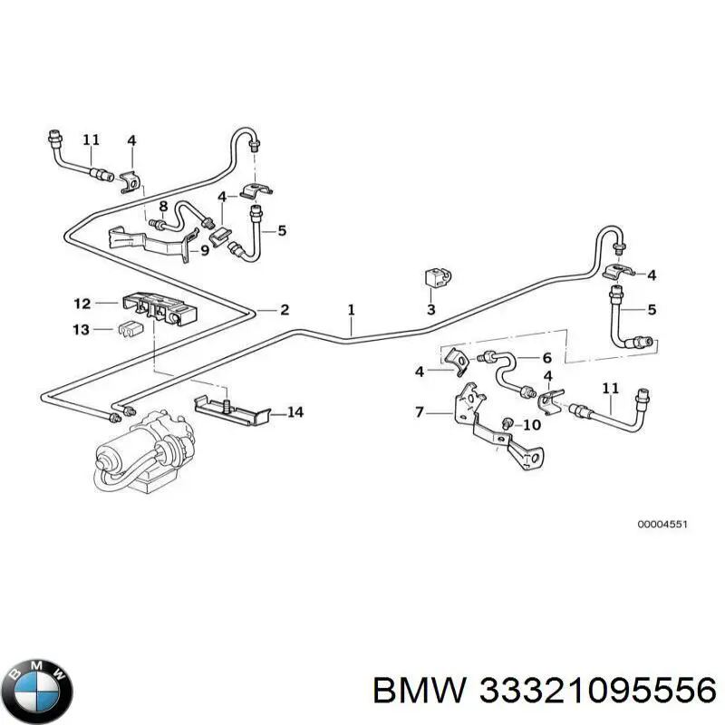  Brazo De Suspension Trasera Derecha para BMW 3 E36