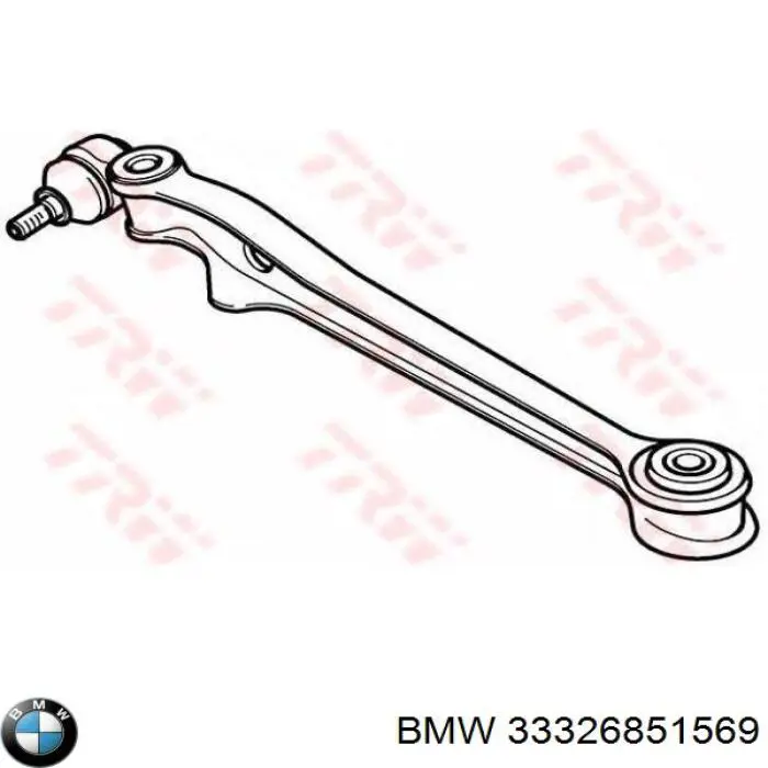 33326851569 BMW barra transversal de suspensión trasera