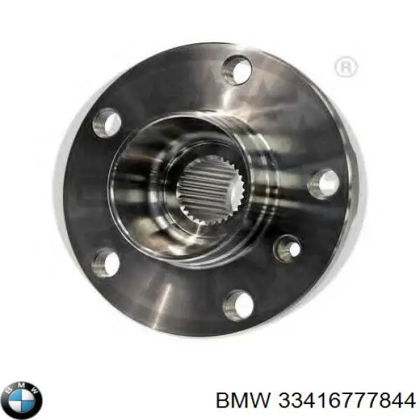 33416777844 BMW cubo de rueda trasero