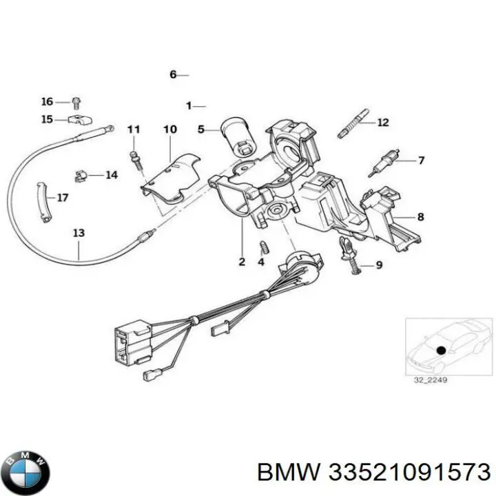 33521091573 BMW 