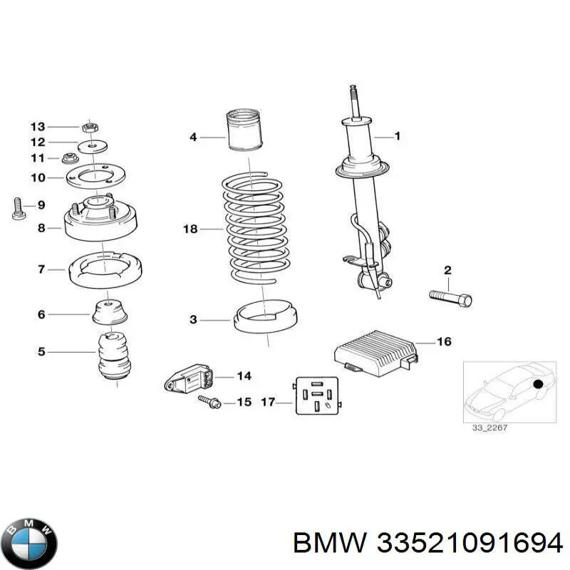 33521091694 BMW 