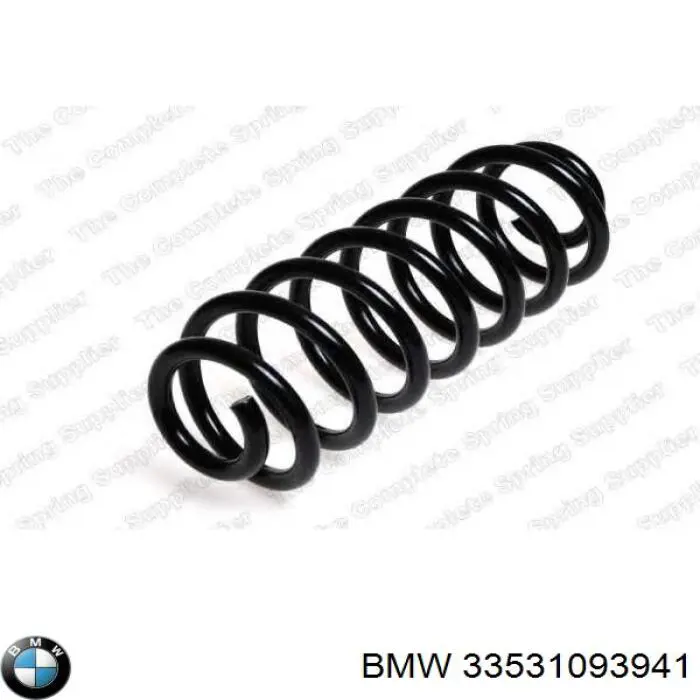 33531093941 BMW muelle de suspensión eje trasero